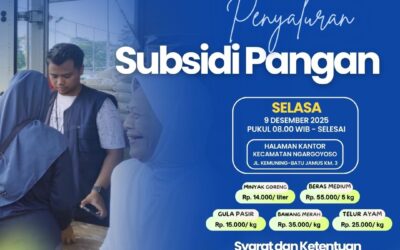 [Informasi] Penyaluran Subsidi Pangan – Kecamatan Jumapolo & Ngargoyoso (Selasa, 9 Desember 2025)